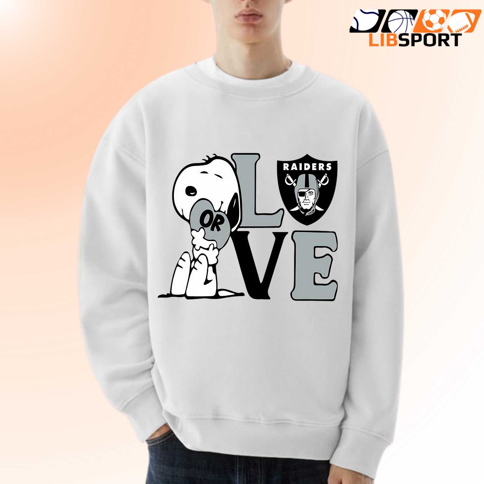 Snoopy Love Raiders T Shirt, Las Vegas Raiders Tee, Unisex Nfl Game Day Shirt